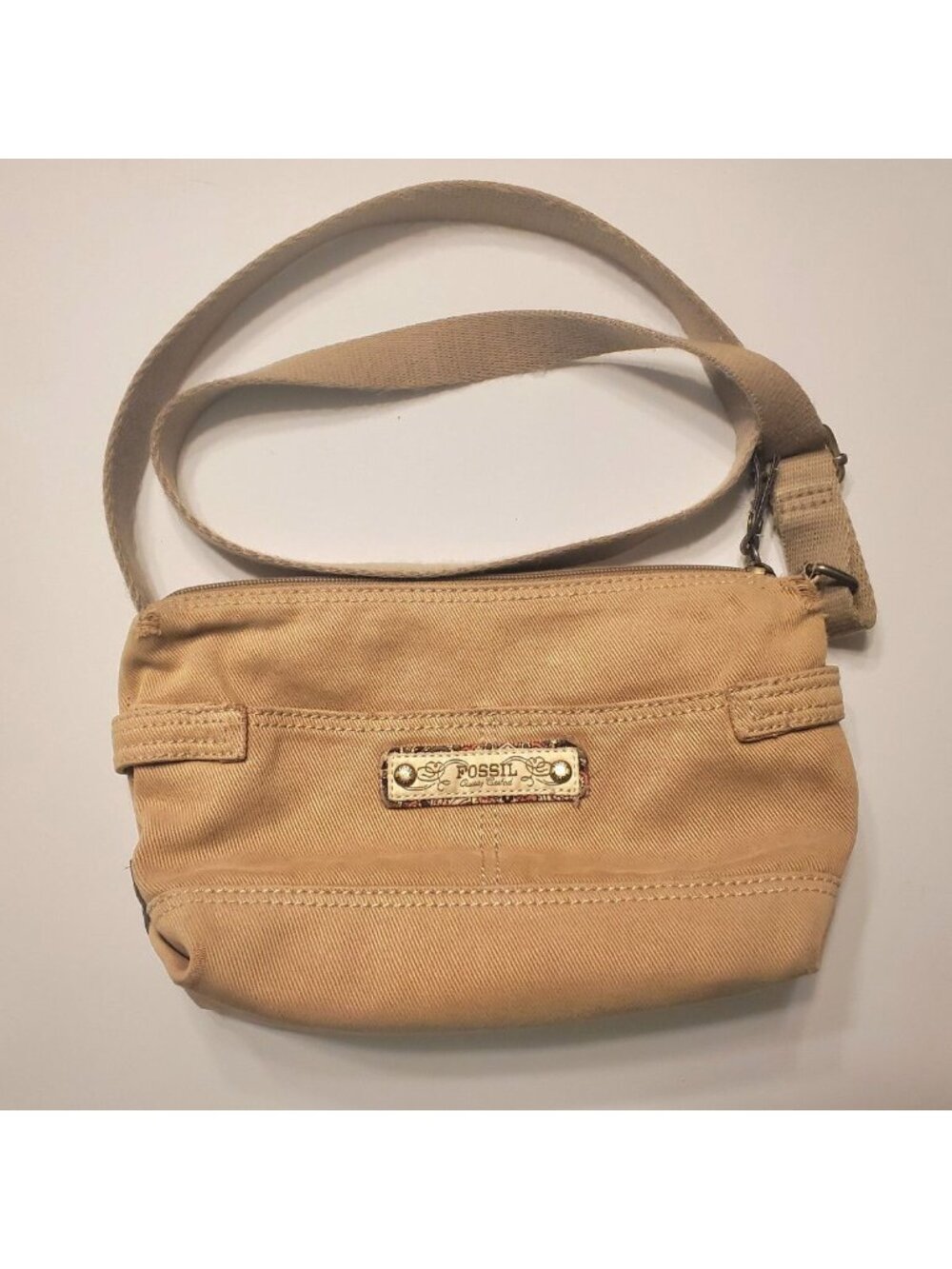 Canvas Fossil Purse Crossbody